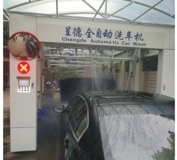 隧道式9刷洗車機
